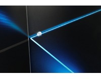 Obývacia stena s osvetlením Modern - čierna / čierny lesk