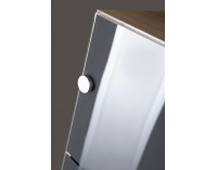 Obývacia stena s osvetlením Modern - dub san remo / grafit