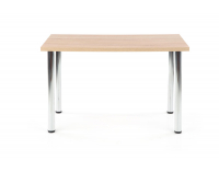 Jedálenský stôl Modex 120 - dub sonoma / chróm