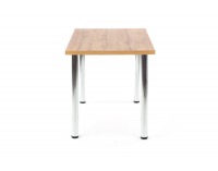 Jedálenský stôl Modex 120 - dub wotan / chróm