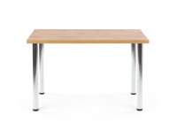 Jedálenský stôl Modex 120 - dub wotan / chróm