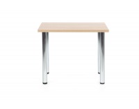 Jedálenský stôl Modex 90 - dub sonoma / chróm