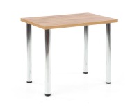 Jedálenský stôl Modex 90 - dub wotan / chróm