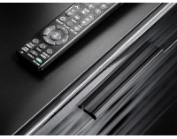 Obývacia stena s osvetlením Modica - čierna / sahara lesk