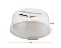 Prenosná dóza na tortu Molly - béžová