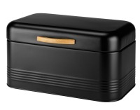 Kovový chlebník Monaco - čierna