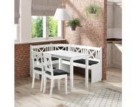 Jedálenský stôl Monan VI - biela