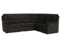 Rohová sedačka s rozkladom a úložným priestorom Morag P - hnedá
