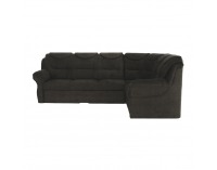 Rohová sedačka s rozkladom a úložným priestorom Morag P - hnedá