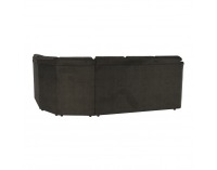 Rohová sedačka s rozkladom a úložným priestorom Morag P - hnedá