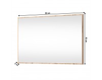 Zrkadlo na stenu Moratiz 80 - dub wotan