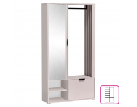 Predsieň so zrkadlom Muna - cashmere