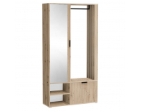 Predsieň so zrkadlom Muna - dub artisan