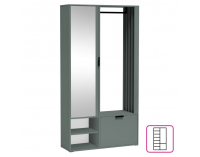 Predsieň so zrkadlom Muna - green stone