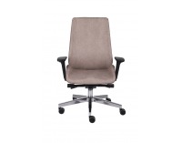 Kancelárska stolička s podrúčkami Munos Wood - svetlohnedá / patyna čierna / chróm