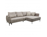 Rohová sedačka s rozkladom a úložným priestorom Muriel Roh P - sivobéžová (taupe)