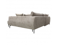 Rohová sedačka s rozkladom a úložným priestorom Muriel Roh P - sivobéžová (taupe)