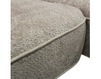 Rohová sedačka s rozkladom a úložným priestorom Muriel Roh P - sivobéžová (taupe)