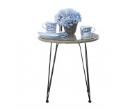 Záhradný set z umelého ratanu Compatto - béžová / čierna