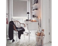 Záhradný set z umelého ratanu Compatto - béžová / čierna