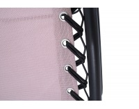 Záhradné lehátko Deluxe - púdrová