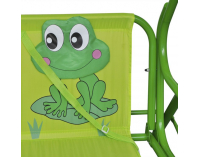 Detská záhradná hojdačka Frog - zelená