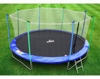 Trampolína Jumper 427 cm - čierna / modrá
