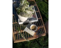 Záhradný nábytok z umelého ratanu Livorno - sivá / béžová