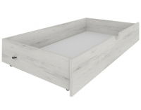 Úložný priestor k posteli Malbo DFB - biely dub craft