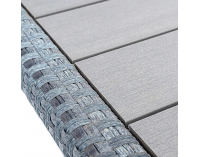 Záhradný nábytok z umelého ratanu Milagro - strieborná / sivá / modrá