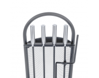 Krbové náradie K9 - sivá / nerezová