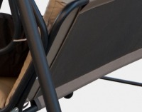 Záhradná hojdačka Natalie - hnedá / béžová