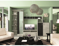 Obývacia stena Pierino LR - dub craft biely / northern tree