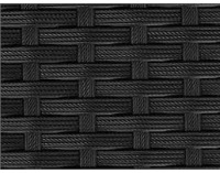 Ratanový set Siesta - čierna / béžová