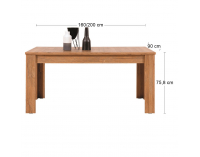 Rozkladací jedálenský stôl Stall TKT - dub grand