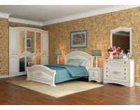 Rustikálna manželská posteľ s roštom Valenta 1600 - breza polárna / breza