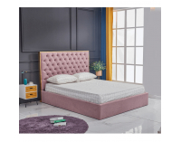 Manželská posteľ s roštom Nadia 160x200 cm - staroružová