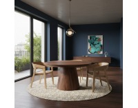 Rozkladací jedálenský stôl Nanet 115/150/185 - orech