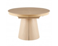 Rozkladací jedálenský stôl Nanet 115/150/185 - svetlý dub