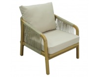 Záhradný set Narsi - béžová / prírodná