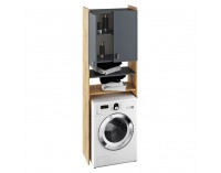 Skrinka nad práčku Natali New - dub artisan / grafit