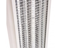 Stĺpový elektrický ohrievač (infražiarič) NB-1611RC - tmavosivá / chróm