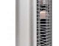 Stĺpový elektrický ohrievač (infražiarič) NB-1611RC - tmavosivá / chróm