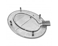 Záhradný elektrický gril NB-E007 2400 W - čierna