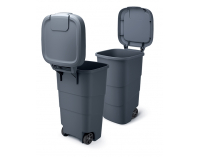 Plastová záhradná nádoba na kolieskach NBWB110 110 l - antracit