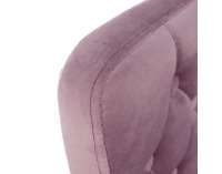 Kancelárske kreslo Nelia - ružová (Velvet) / zlatá