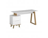 Zásuvková komoda Nepu 2S/46 - biela / dub kamenný