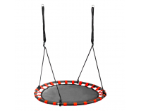 Detská hojdačka Nest 100 cm - čierna / červená