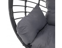 Závesné hojdacie kreslo Nexus - sivá