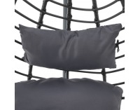 Závesné hojdacie kreslo Nexus - sivá